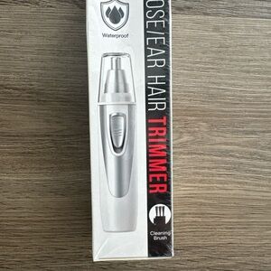 Waterproof Nose and Ear Hair Trimmer - Silver